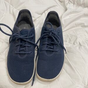 Sz.10 Navy Allbird Tree Runner Sneakers